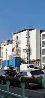 Scaffolding project by Scafftech Scaffolding (UK) Ltd
