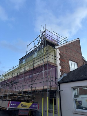 Scaffolding project by Scafftech Scaffolding (UK) Ltd