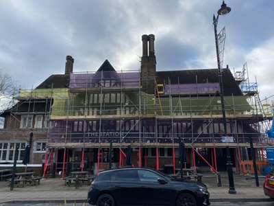 Scaffolding project by Scafftech Scaffolding (UK) Ltd