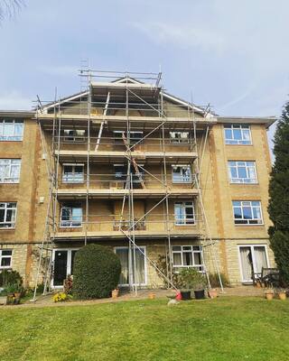 Scaffolding project by Scafftech Scaffolding (UK) Ltd