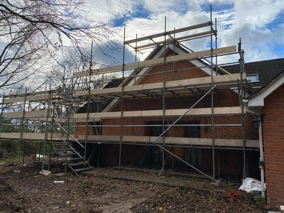 Scaffolding project by Scafftech Scaffolding (UK) Ltd