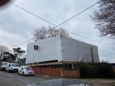 Scaffolding project by Scafftech Scaffolding (UK) Ltd
