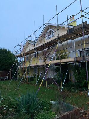 Scaffolding project by Scafftech Scaffolding (UK) Ltd