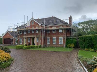 Scaffolding project by Scafftech Scaffolding (UK) Ltd