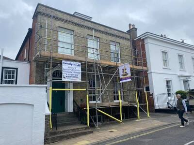Scaffolding project by Scafftech Scaffolding (UK) Ltd