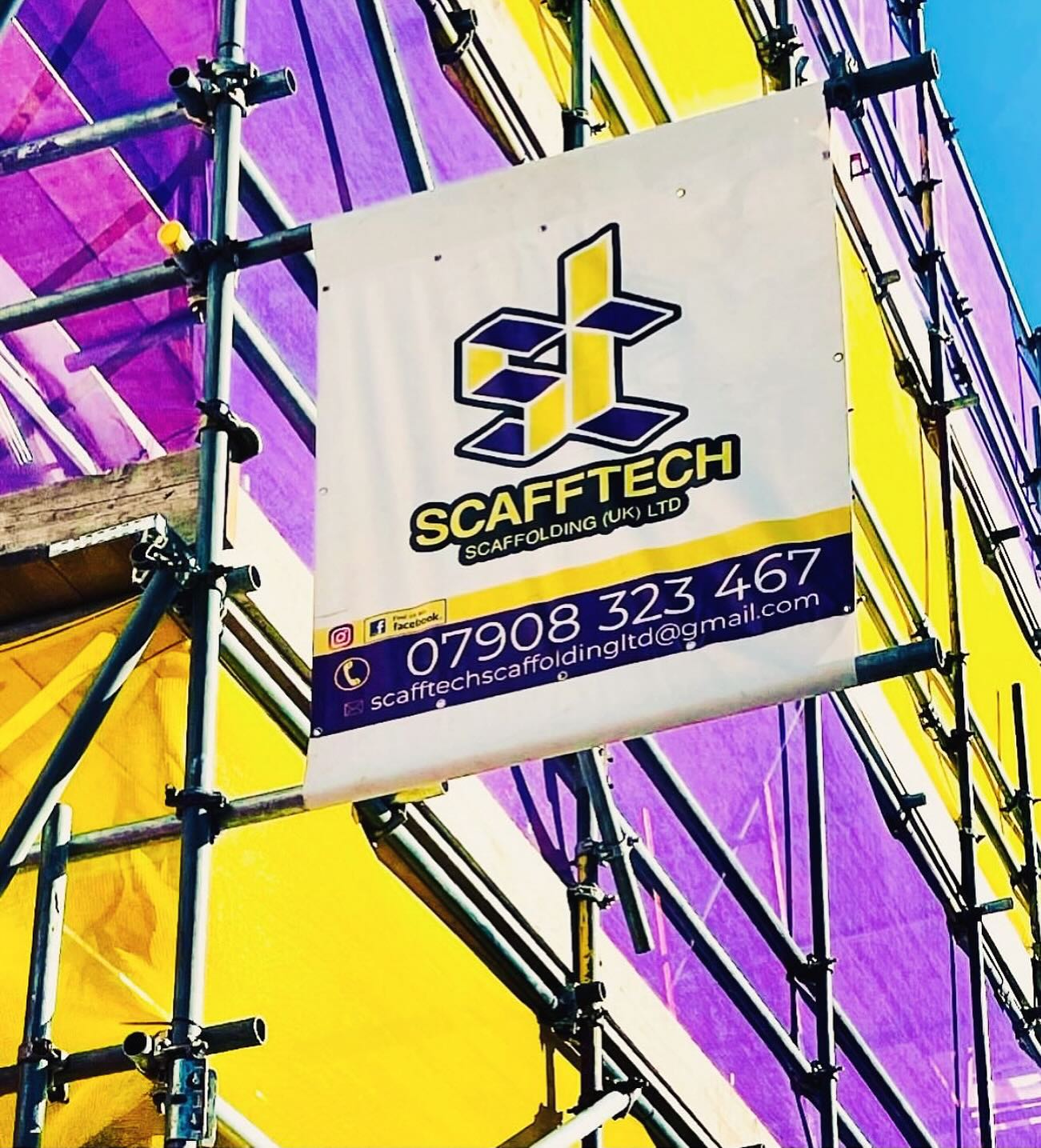 Scafftech Scaffolding (UK) Ltd at work